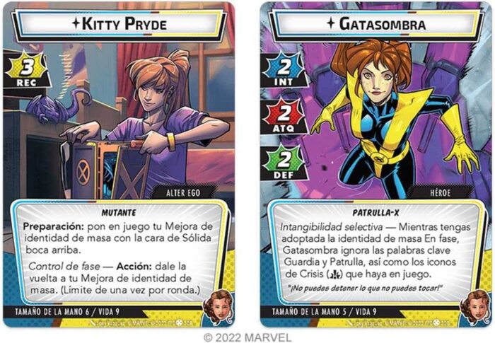 Marvel Champions el juego de cartas Génesis Mutante expansión pack de héroe estrategia