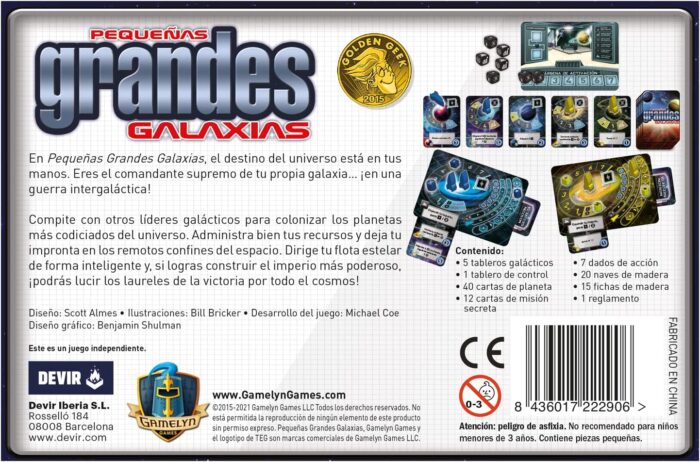 reverso caja galaxias